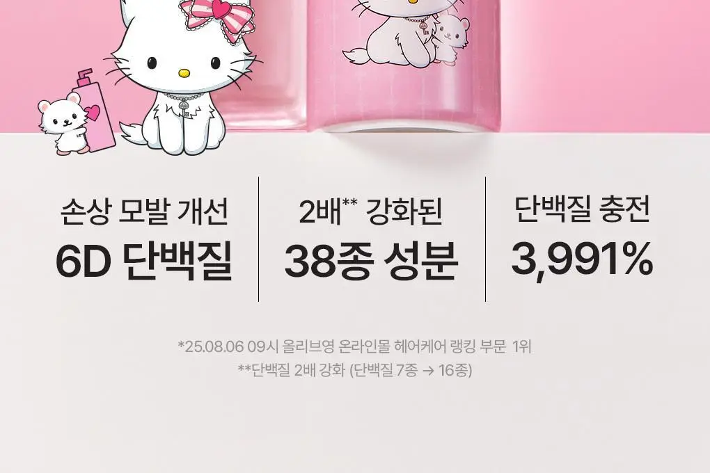 [챠미키티 에디션][손상케어] 모레모 미라클 2X 트리트먼트 475ml 기획 4종 상세페이지 5